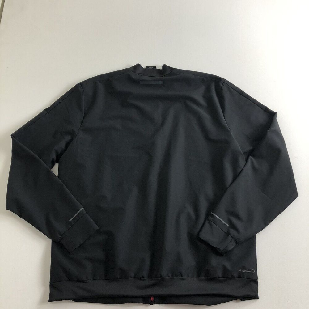 Russell Athletic Men Black Full Zip Track Jacket Size Large Gym Running Train - Picture 2 of 5